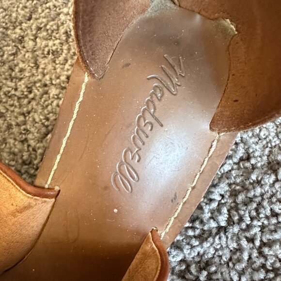 Madewell leather sandals 7 Brown Tan - Picture 3 of 7